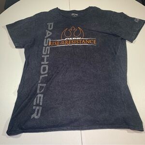 Star Wars Galaxys Edge Rise of the Resistance Disney Shirt Mens Size XL